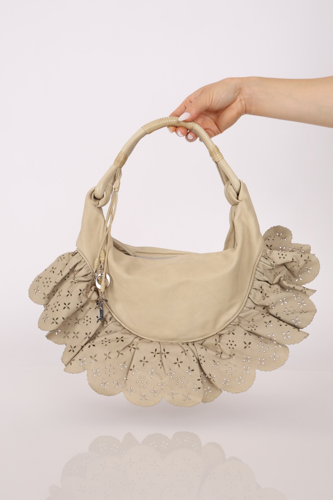 Dior 2007 Gypsy Ruffle Mini Hobo - FashioNica