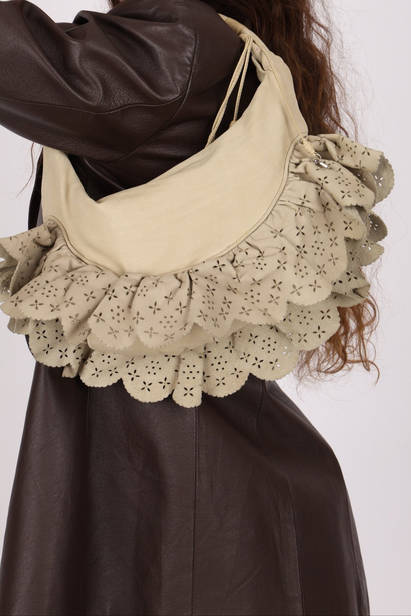 Dior 2007 Gypsy Ruffle Mini Hobo - FashioNica