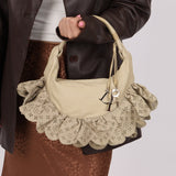 Dior 2007 Gypsy Ruffle Mini Hobo - FashioNica
