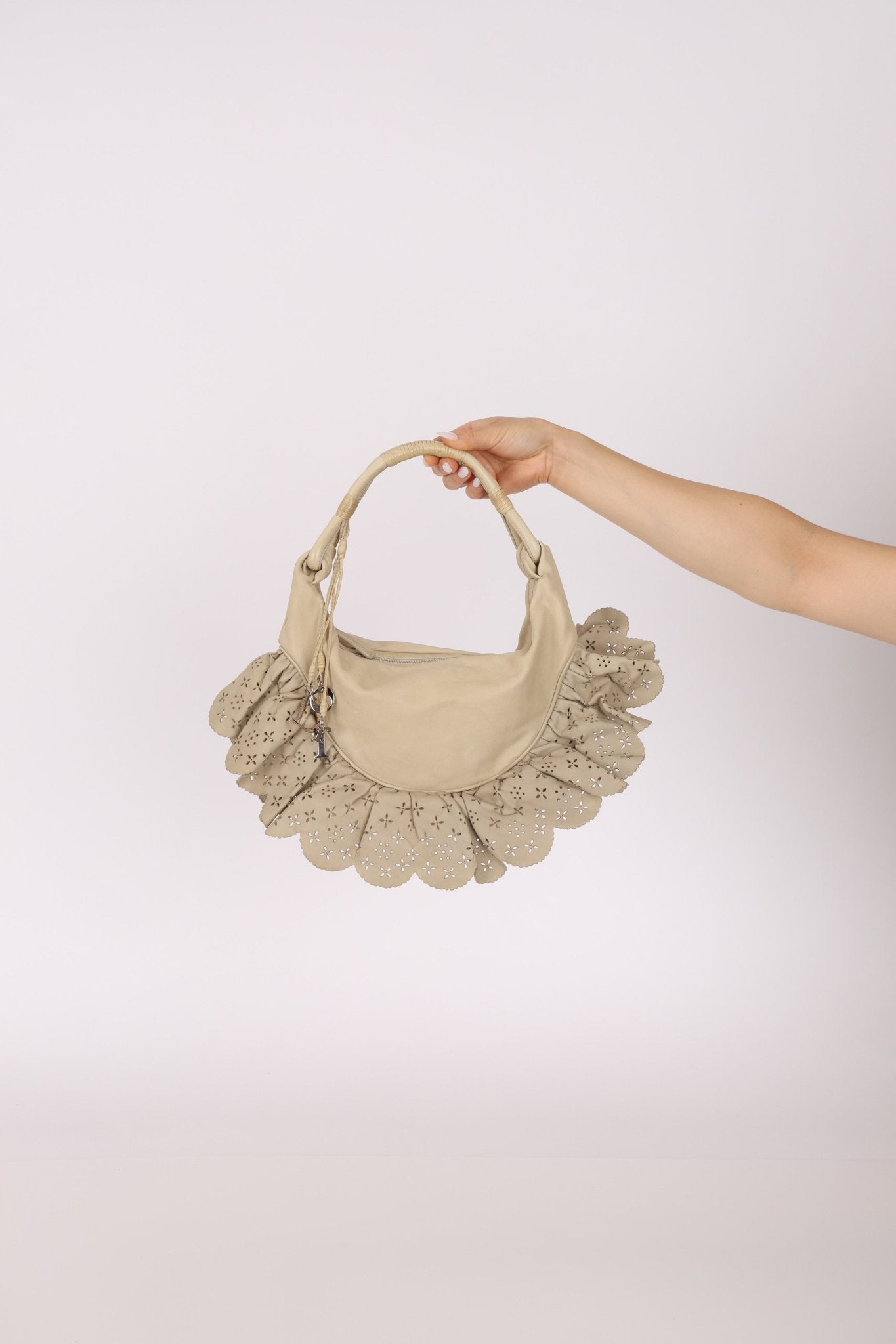 Dior 2007 Gypsy Ruffle Mini Hobo - FashioNica