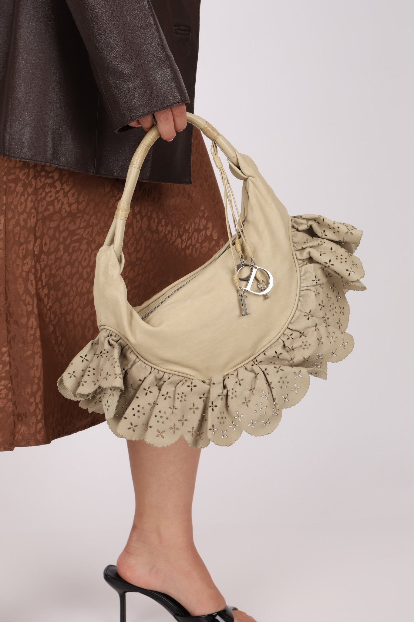 Dior 2007 Gypsy Ruffle Mini Hobo - FashioNica