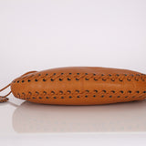 Dior 2007 Wood Whipstitch Cognac Hobo - FashioNica