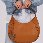 Dior 2007 Wood Whipstitch Cognac Hobo - FashioNica