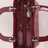 Dior 2012 Berry Mauve Patent Cannage Medium Lady Dior - FashioNica