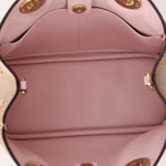 Dior 2014 Metallic Pebbled Leather Champagne Mini Diorissimo Tote - FashioNica