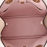 Dior 2014 Metallic Pebbled Leather Champagne Mini Diorissimo Tote - FashioNica