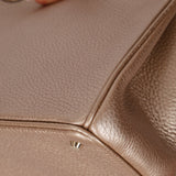 Dior 2014 Metallic Pebbled Leather Champagne Mini Diorissimo Tote - FashioNica