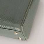 Dior 2015 Glossy Watersnake Chain Mini Lady Dior - FashioNica