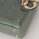 Dior 2015 Glossy Watersnake Chain Mini Lady Dior - FashioNica