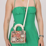 Dior 2015 Satin Beaded Mini Lady - FashioNica