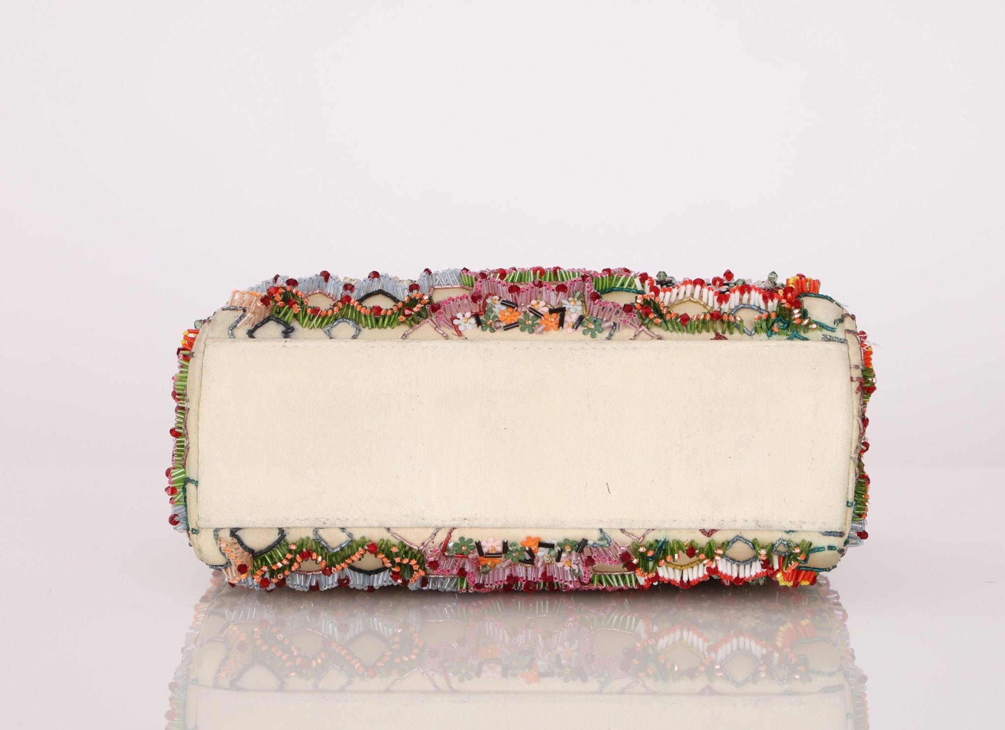 Dior 2015 Satin Beaded Mini Lady - FashioNica