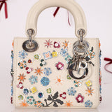 Dior 2015 Sequin Floral Embroidered Mini Lady - FashioNica