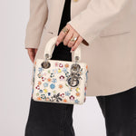 Dior 2015 Sequin Floral Embroidered Mini Lady - FashioNica