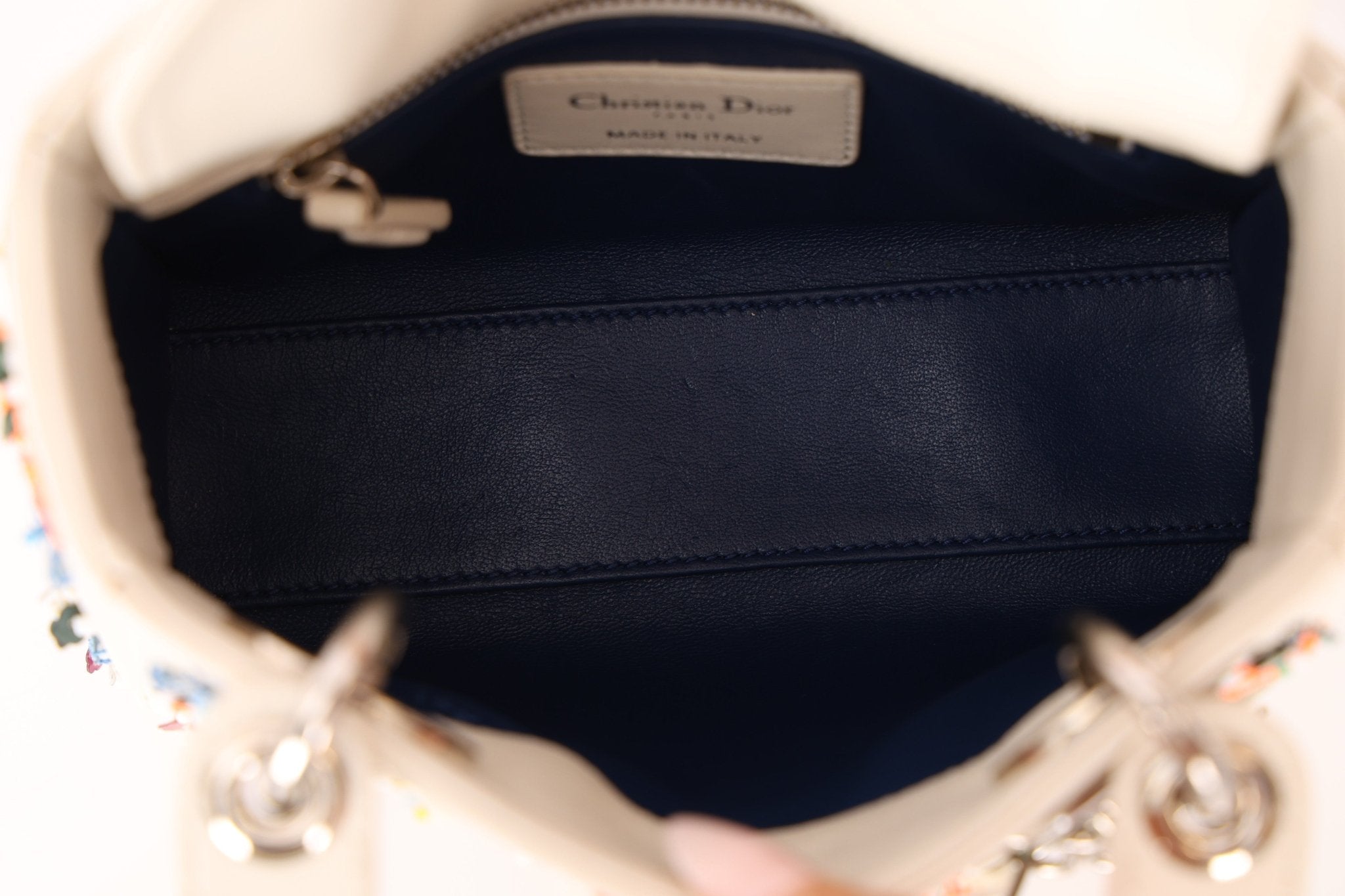 Dior 2015 Sequin Floral Embroidered Mini Lady - FashioNica