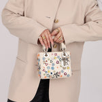 Dior 2015 Sequin Floral Embroidered Mini Lady - FashioNica