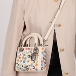 Dior 2015 Sequin Floral Embroidered Mini Lady - FashioNica