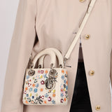 Dior 2015 Sequin Floral Embroidered Mini Lady - FashioNica