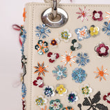 Dior 2015 Sequin Floral Embroidered Mini Lady - FashioNica