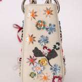Dior 2015 Sequin Floral Embroidered Mini Lady - FashioNica