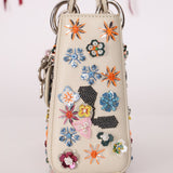 Dior 2015 Sequin Floral Embroidered Mini Lady - FashioNica