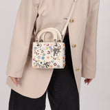 Dior 2015 Sequin Floral Embroidered Mini Lady - FashioNica