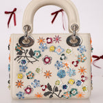 Dior 2015 Sequin Floral Embroidered Mini Lady - FashioNica