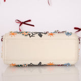 Dior 2015 Sequin Floral Embroidered Mini Lady - FashioNica