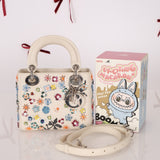 Dior 2015 Sequin Floral Embroidered Mini Lady - FashioNica