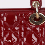 Dior 2017 Cannage Patent Mini Lady - FashioNica