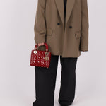 Dior 2017 Cannage Patent Mini Lady - FashioNica