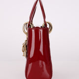 Dior 2017 Cannage Patent Mini Lady - FashioNica