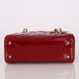 Dior 2017 Cannage Patent Mini Lady - FashioNica