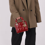 Dior 2017 Cannage Patent Mini Lady - FashioNica