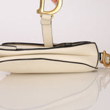 Dior 2018 Grained Leather Mini Saddle Bag w/ Dior Guitar Strap - FashioNica