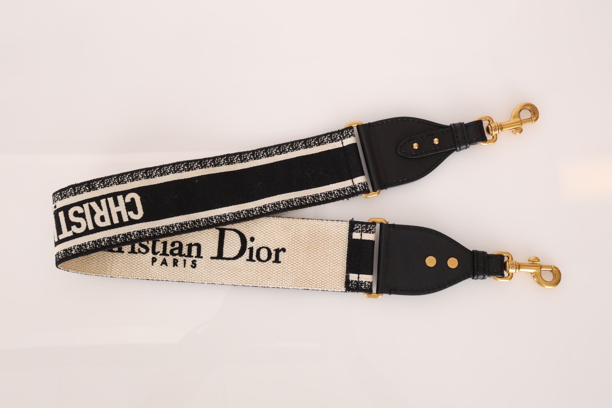 Dior 2018 Grained Leather Mini Saddle Bag w/ Dior Guitar Strap - FashioNica