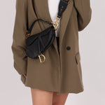 Dior 2018 Leather Mini Saddle with Guitar Strap - FashioNica