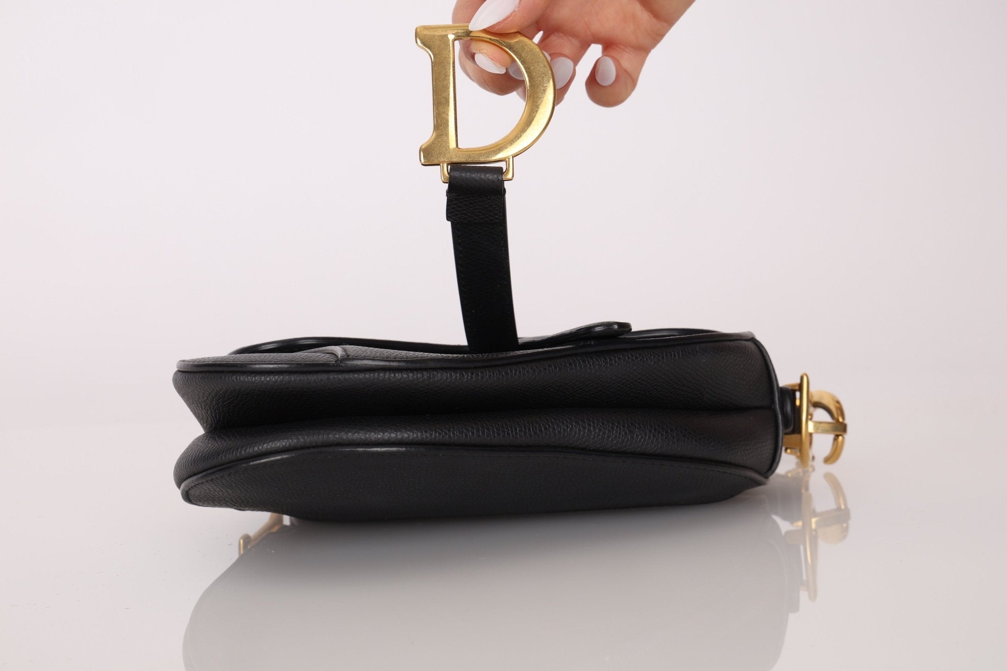 Dior 2018 Leather Mini Saddle with Guitar Strap - FashioNica