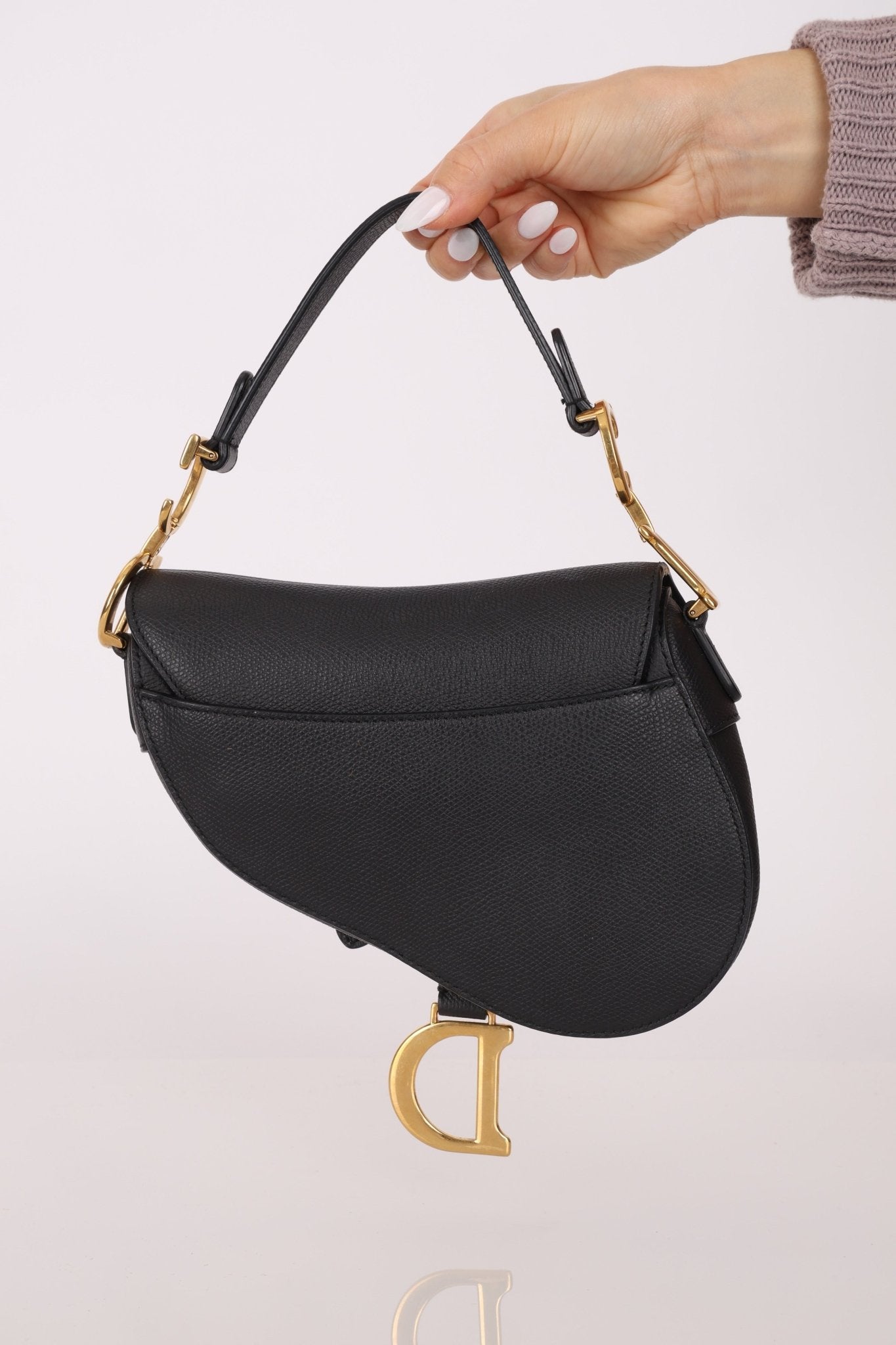 Dior 2018 Leather Mini Saddle with Guitar Strap - FashioNica