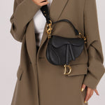 Dior 2018 Leather Mini Saddle with Guitar Strap - FashioNica