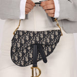 Dior 2018 Oblique Mini Saddle Bag - FashioNica