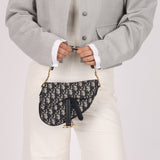 Dior 2018 Oblique Mini Saddle Bag - FashioNica