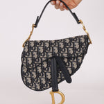 Dior 2018 Oblique Mini Saddle Bag - FashioNica