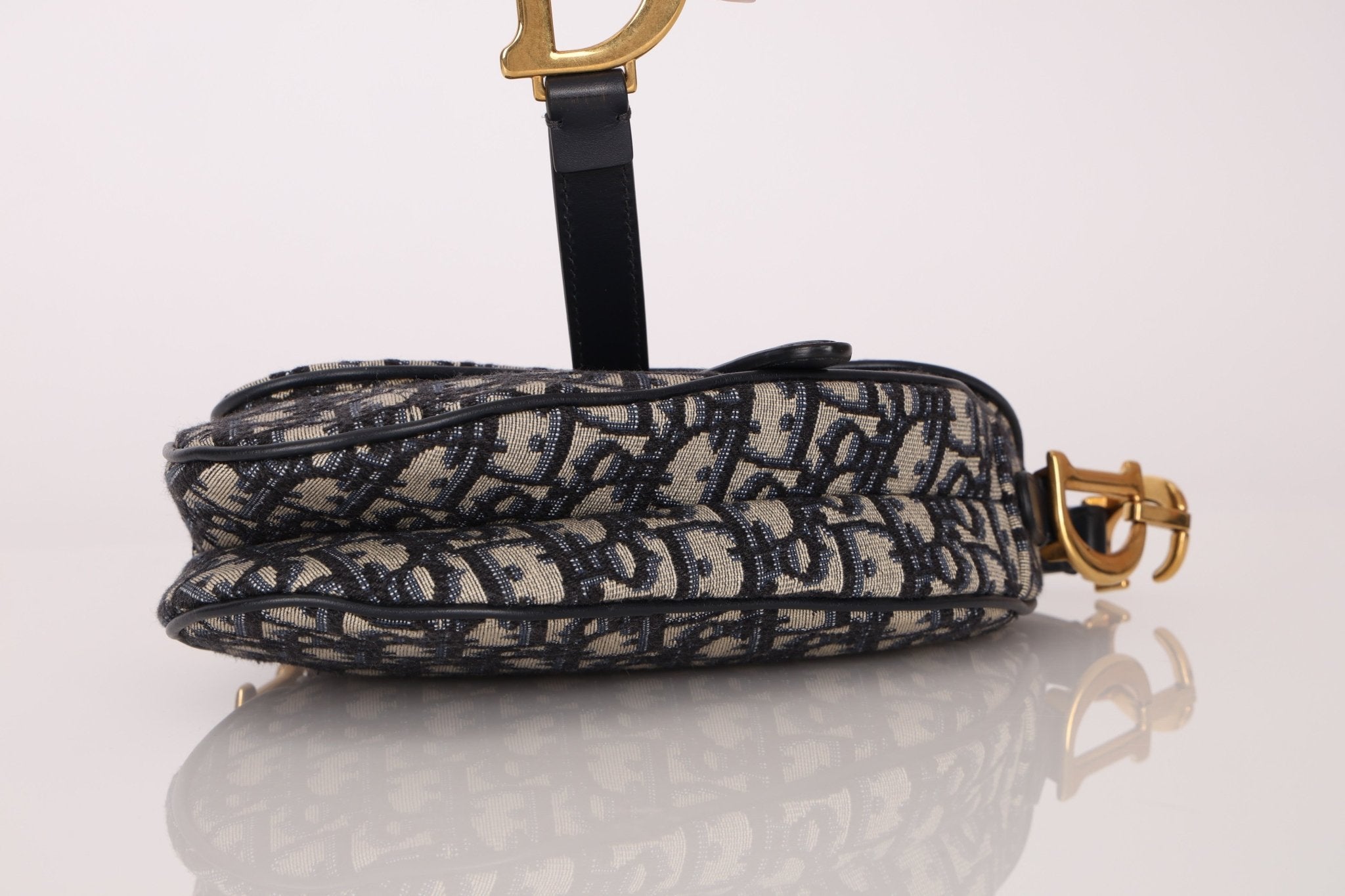 Dior 2018 Oblique Mini Saddle Bag - FashioNica