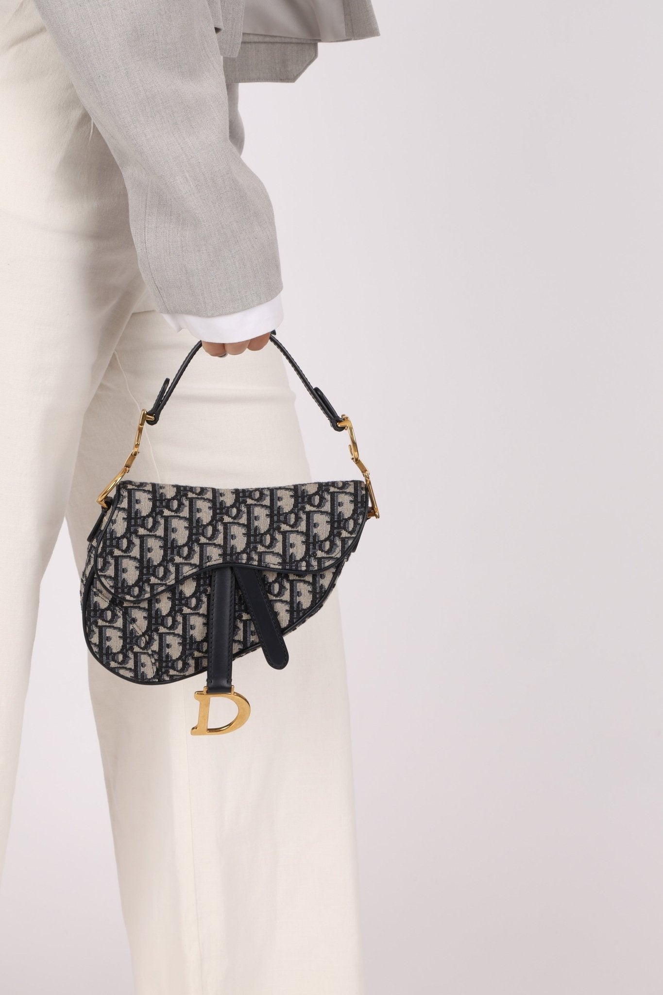 Dior 2018 Oblique Mini Saddle Bag - FashioNica