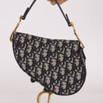 Dior 2018 Oblique Mini Saddle Bag - FashioNica