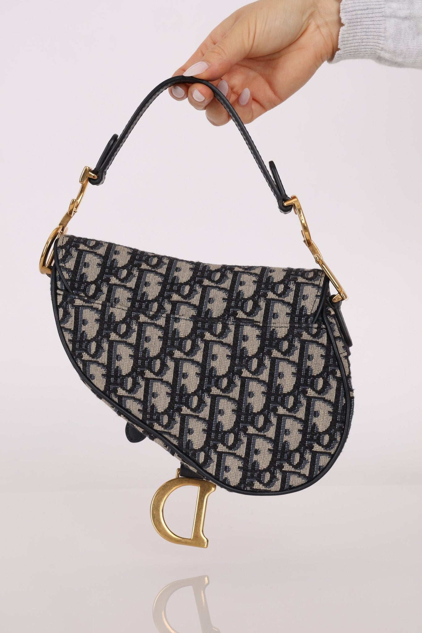 Dior 2018 Oblique Mini Saddle Bag - FashioNica