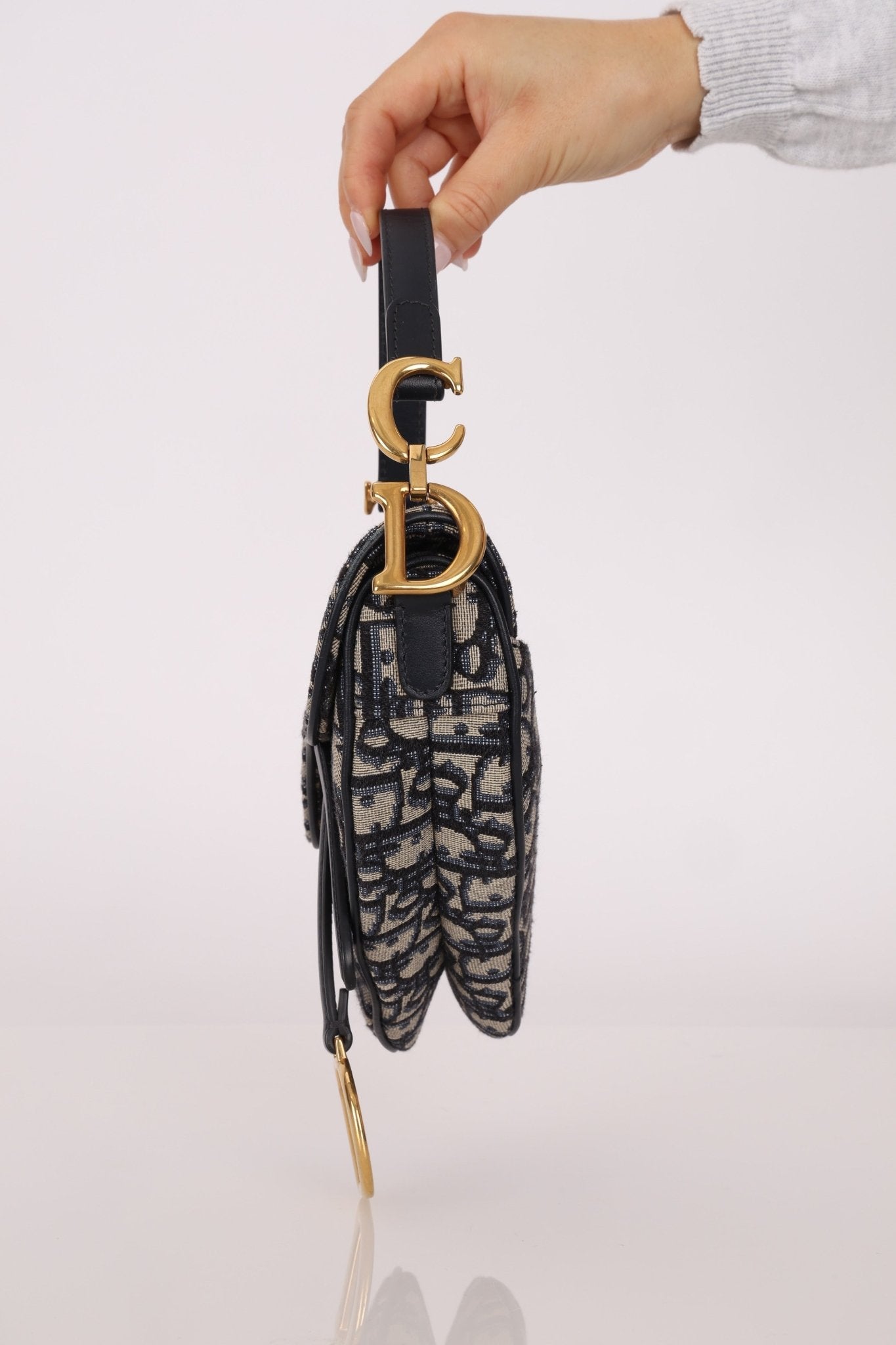 Dior 2018 Oblique Mini Saddle Bag - FashioNica