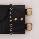 Dior 2018 Saddle Grommet Wide Belt 75 - FashioNica