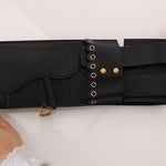 Dior 2018 Saddle Grommet Wide Belt 75 - FashioNica