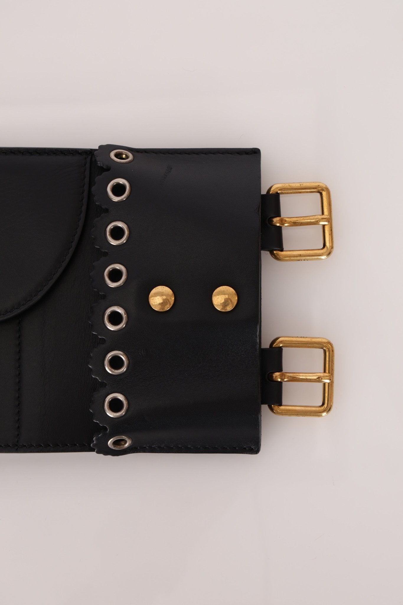 Dior 2018 Saddle Grommet Wide Belt 75 - FashioNica